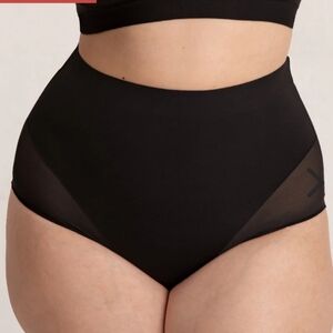 Shapermint Essentials Everyday Empower Mesh Shaper Panty,Black, Medium,NIB